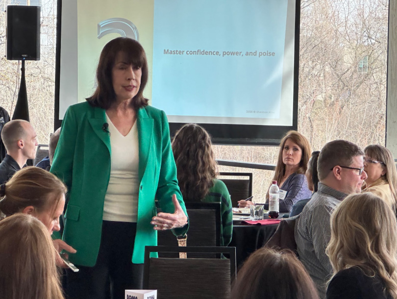 Shannon Alter in a leadership workshop event